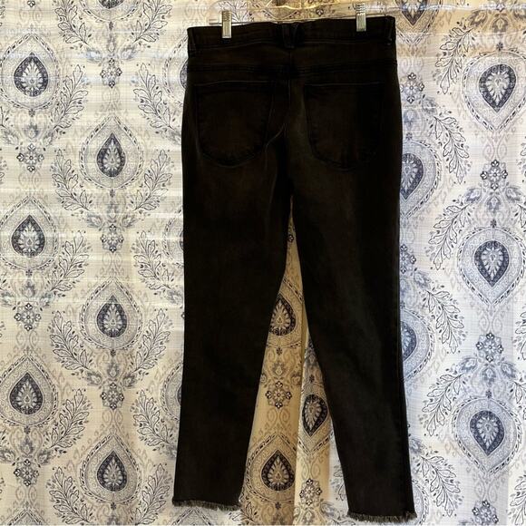 Democracy “Ab” Solution Black Button Front Jeans Size 6 - Picture 2 of 9